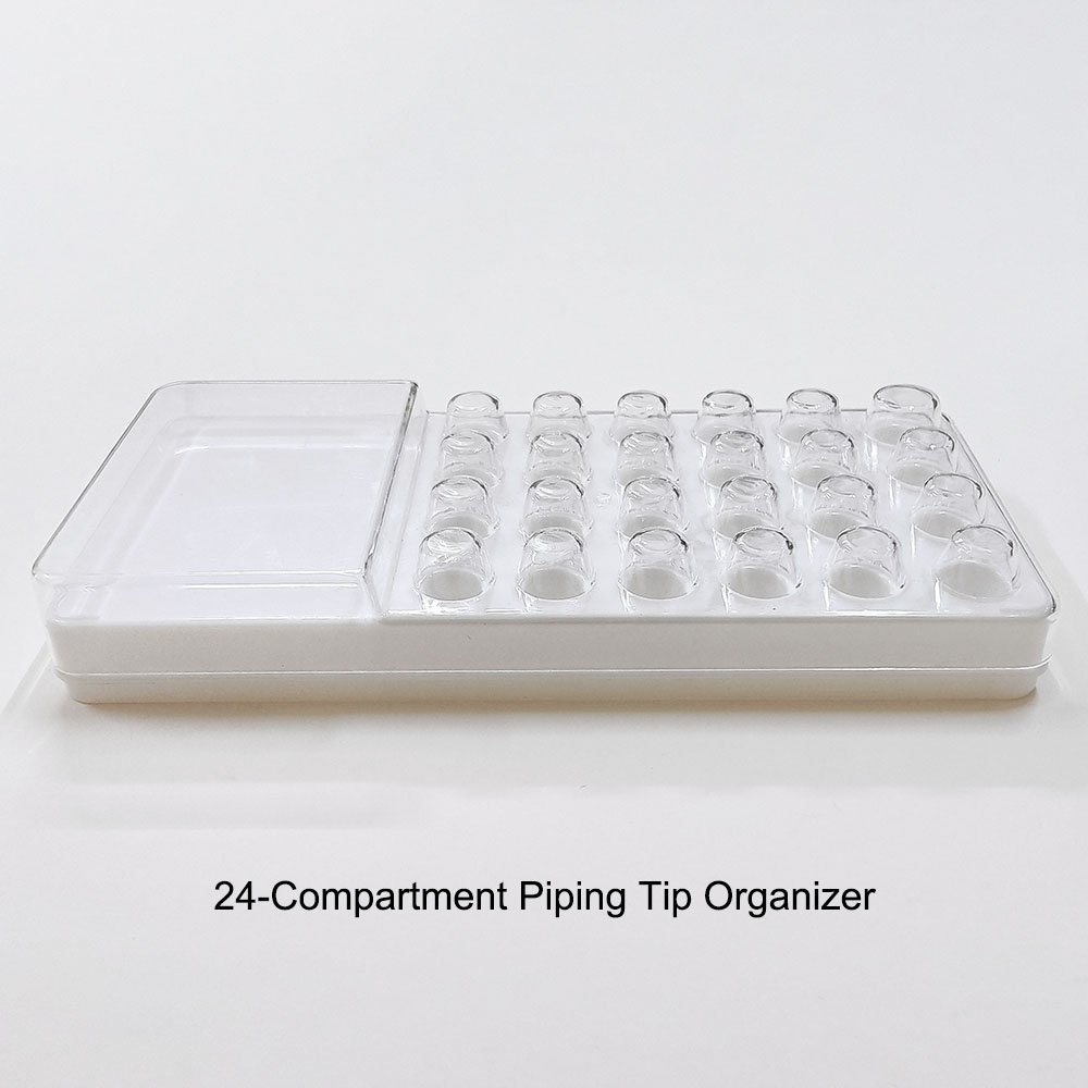 Piping Tip Organizer Tube Storage Box