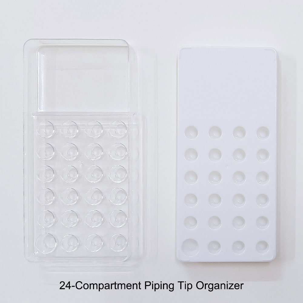 Piping Tip Organizer Tube Storage Box