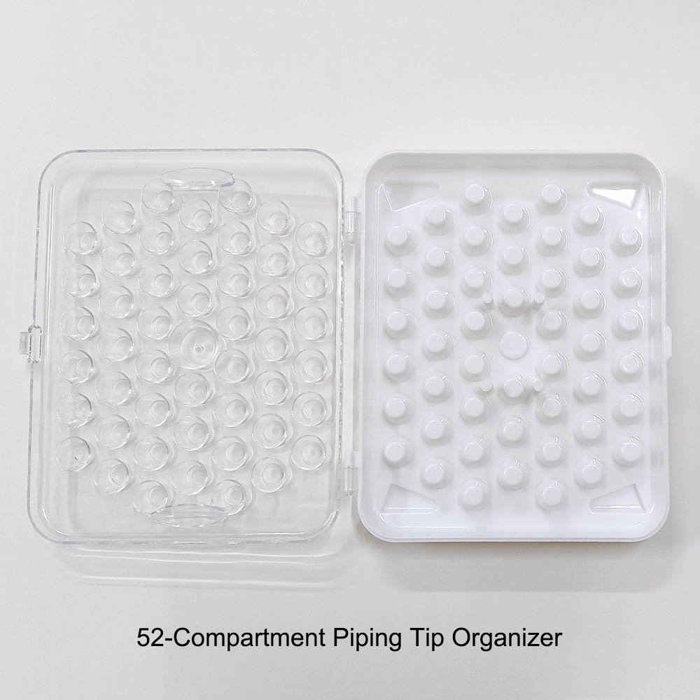 Piping Tip Organizer Tube Storage Box