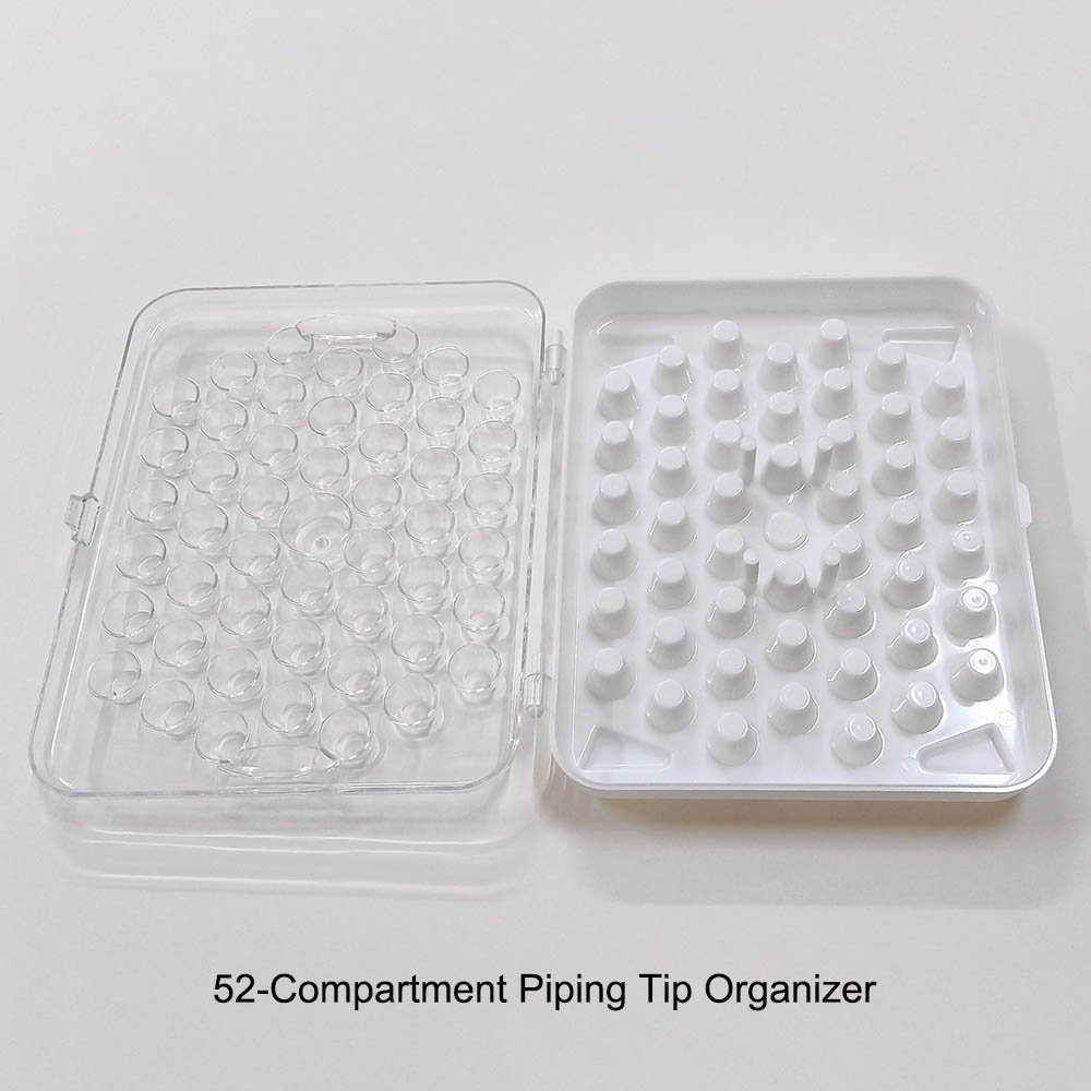 Piping Tip Organizer Tube Storage Box