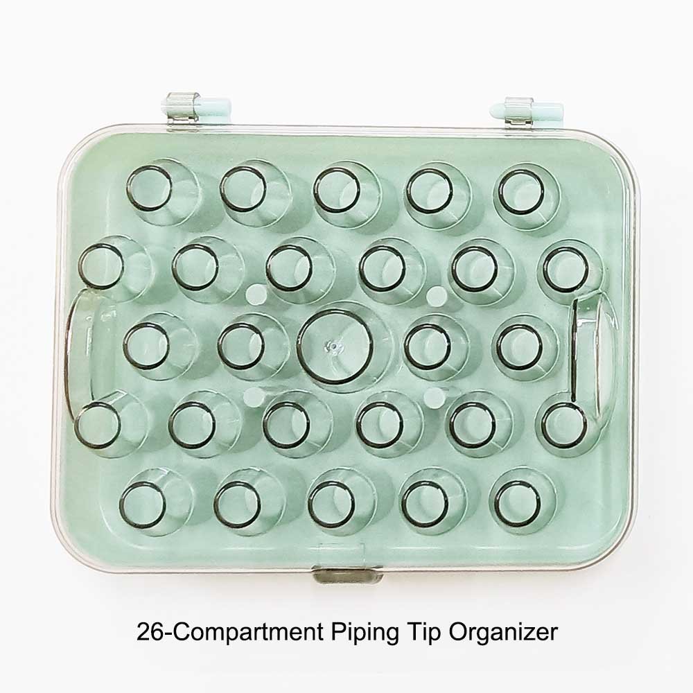Piping Tip Organizer Tube Storage Box