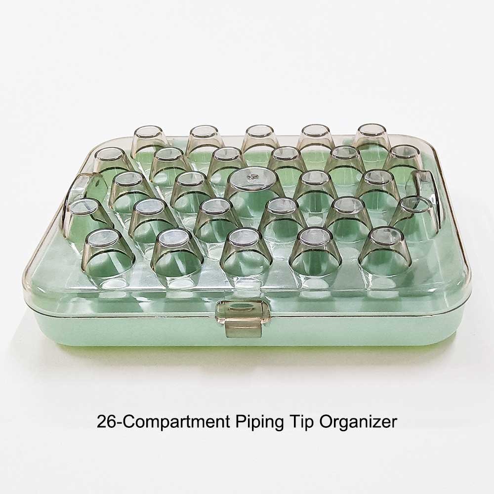 Piping Tip Organizer Tube Storage Box