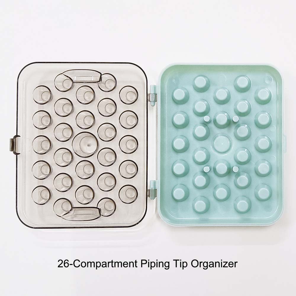 Piping Tip Organizer Tube Storage Box