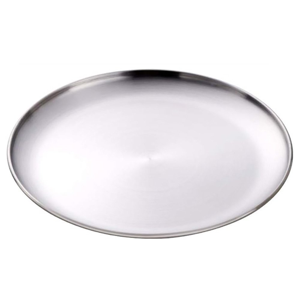 Elegant Round Stainless Steel Jewelry Tray