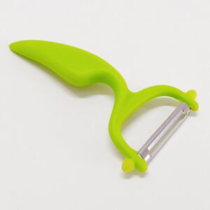 Stainless Steel Multifunction Vegetable Peeler with Ergonomic Curved PP Handle