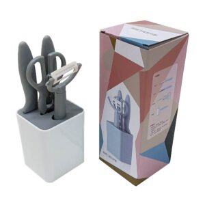 ‌5-Piece Kitchen Essential Tool Set with Storage Block