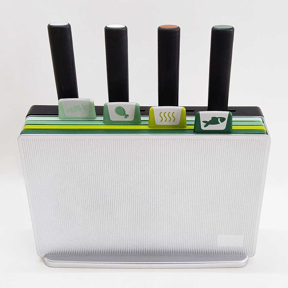 9-Piece Premium Color-Coded Cutting Board Set