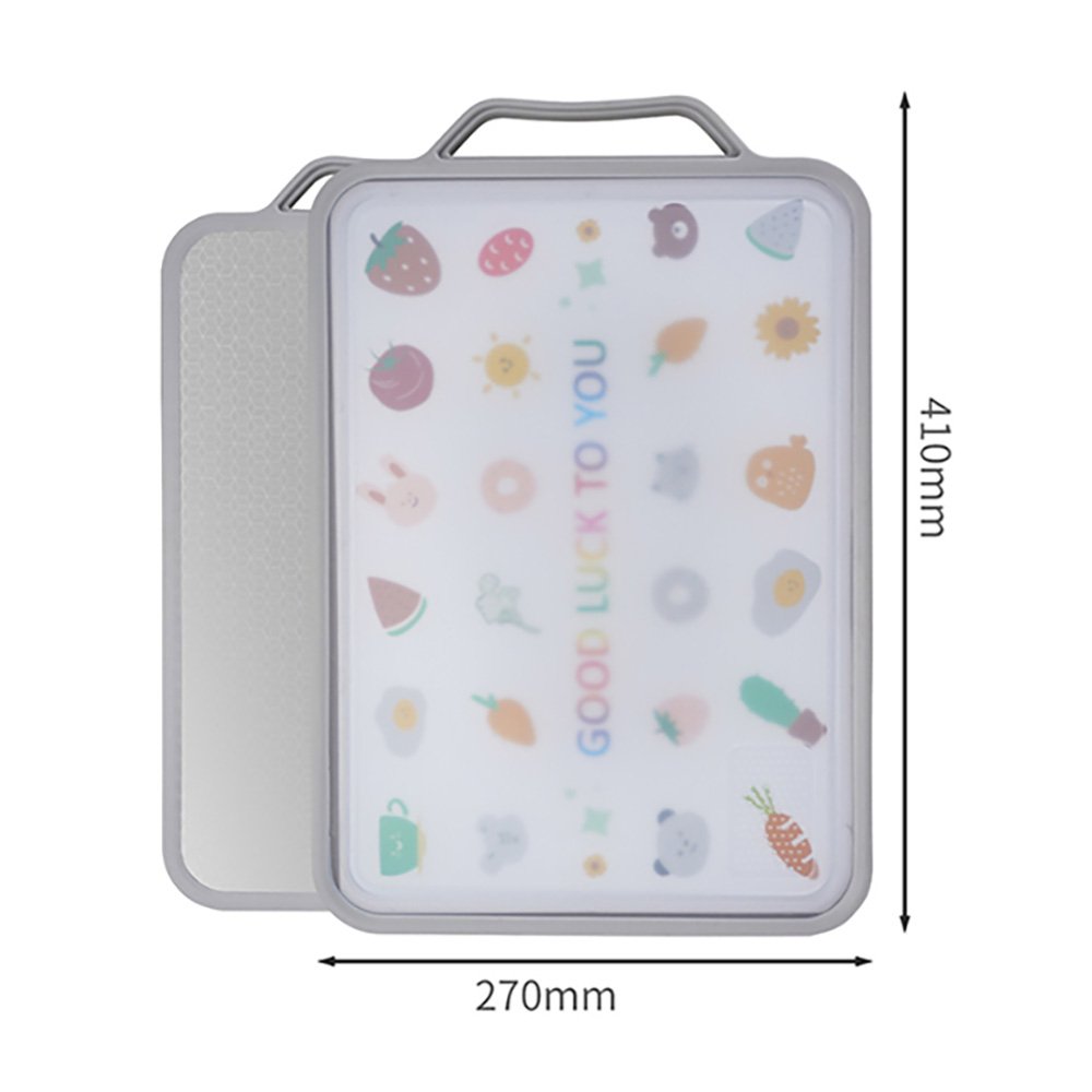 Large Double-Sided 3D Cube Design Cutting Board