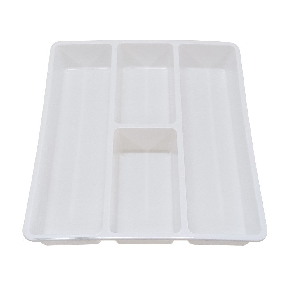 4-Compartment Silverware Tray Organizer