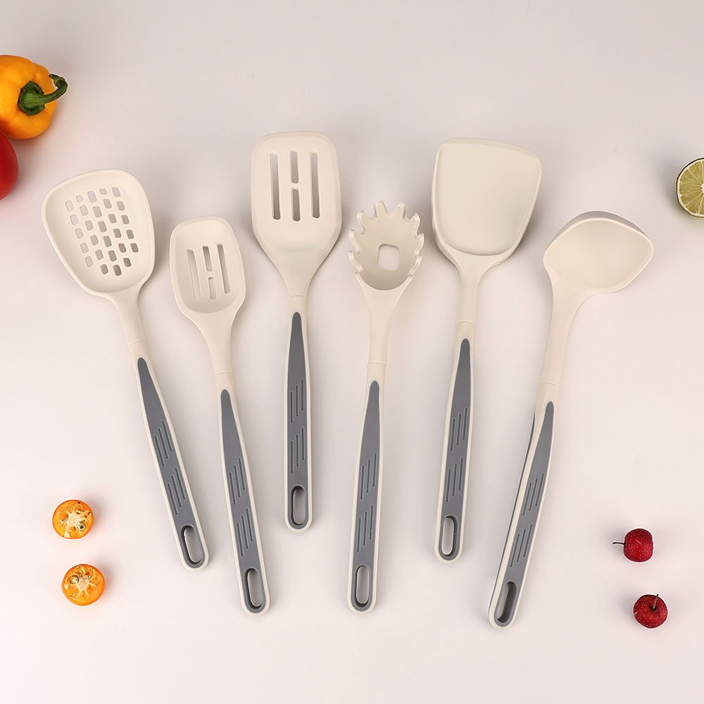 17-Piece Silicone Kitchen Utensil & Knife Set with Cutting Board