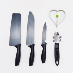 5-Piece Essential Kitchen Tool Set with Knives
