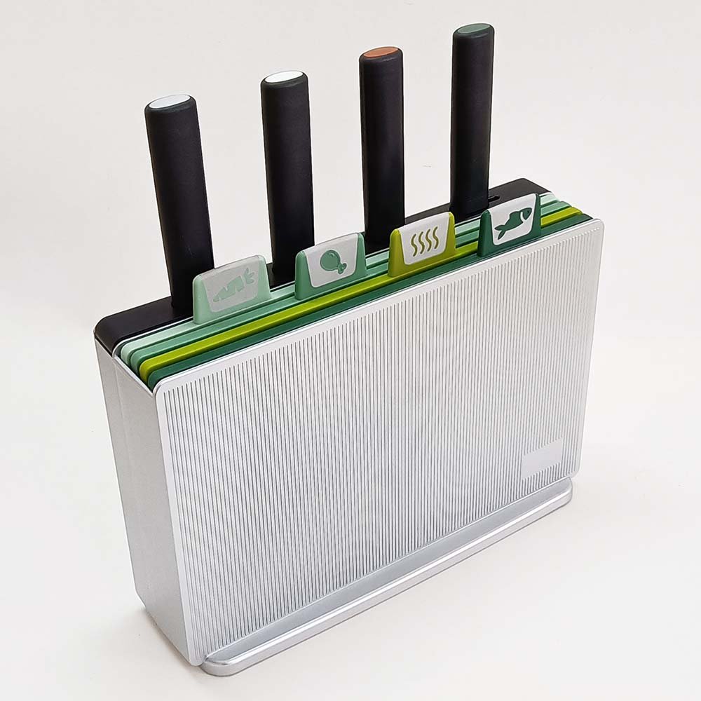 9-Piece Premium Color-Coded Cutting Board Set