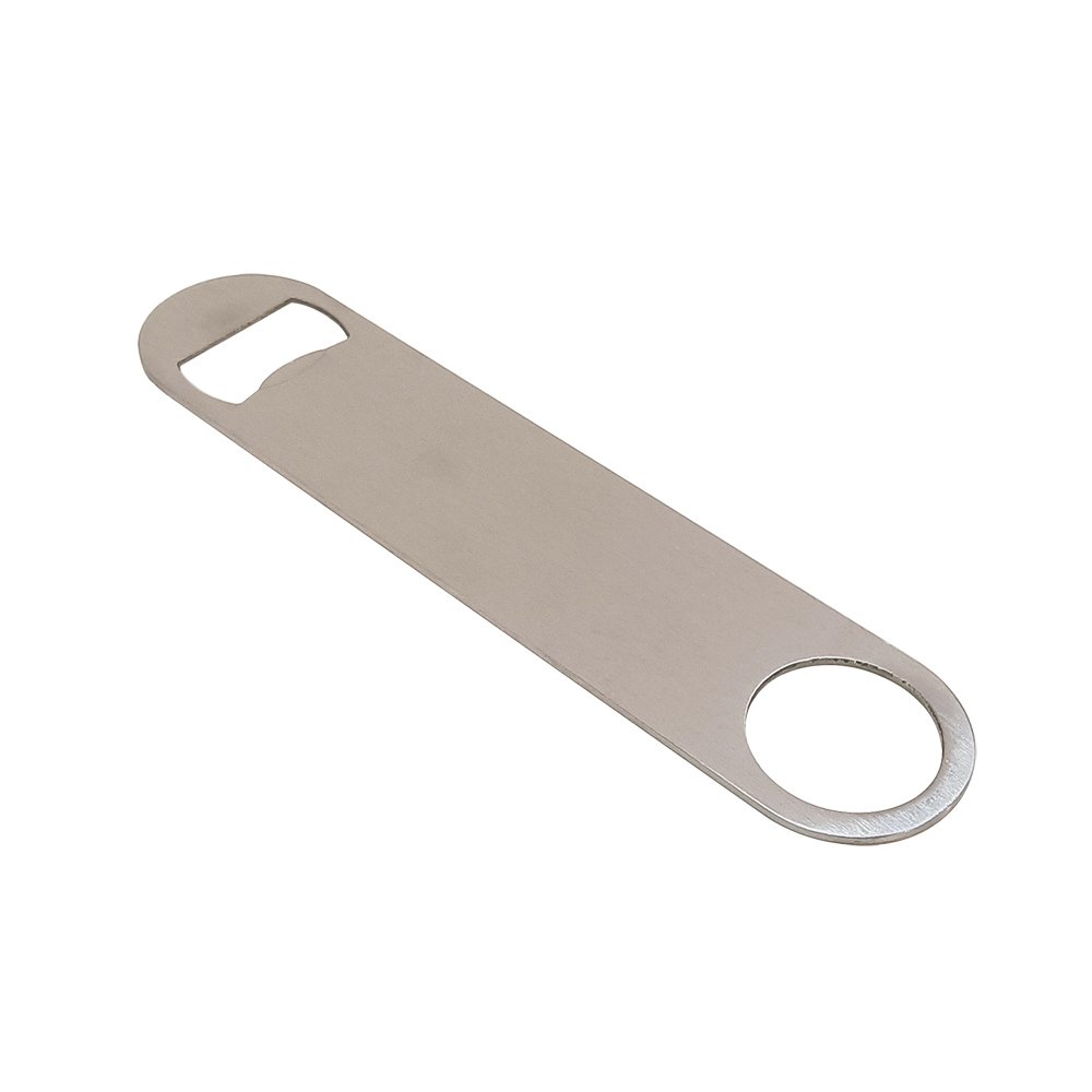 Heavy Duty 7-Inch Stainless Steel Flat Bottle Opener