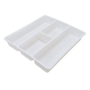 4-Compartment Silverware Tray Organizer