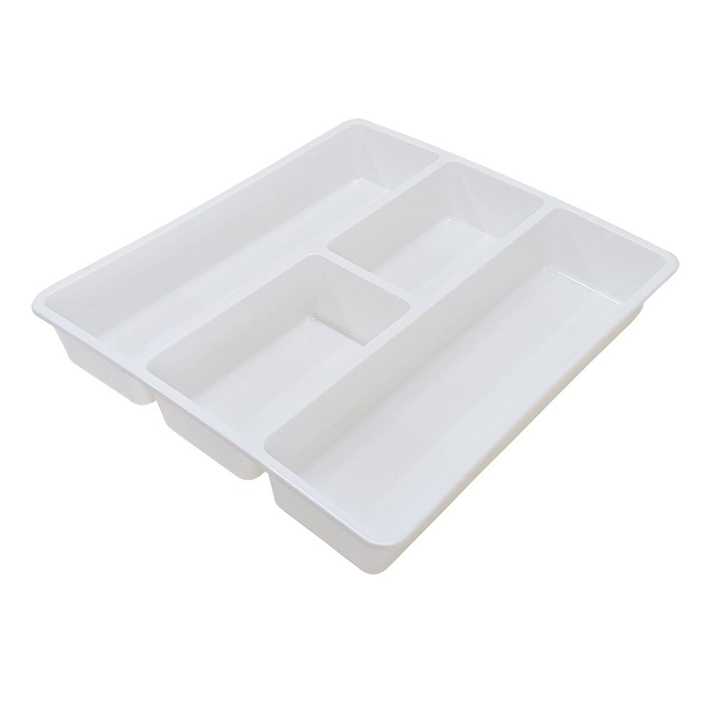 4-Compartment Silverware Tray Organizer