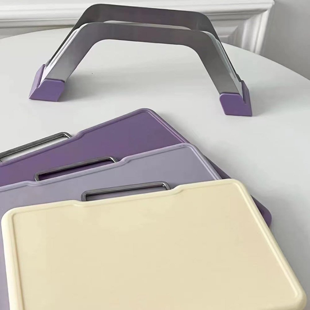 3-Piece Chopping Board Set with Stainless Steel Stand