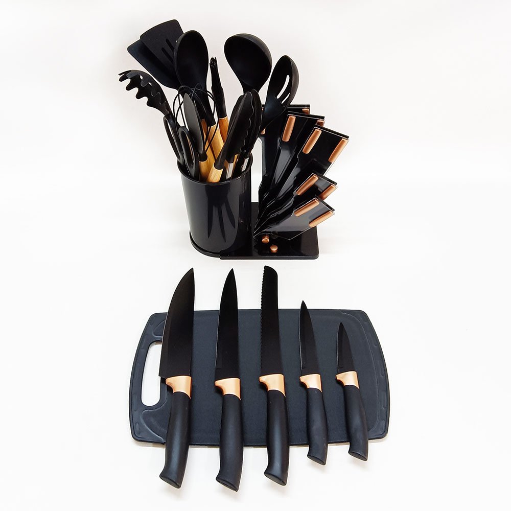 19-Piece Ultimate Kitchen Tool Set with 3-in-1 Organizer