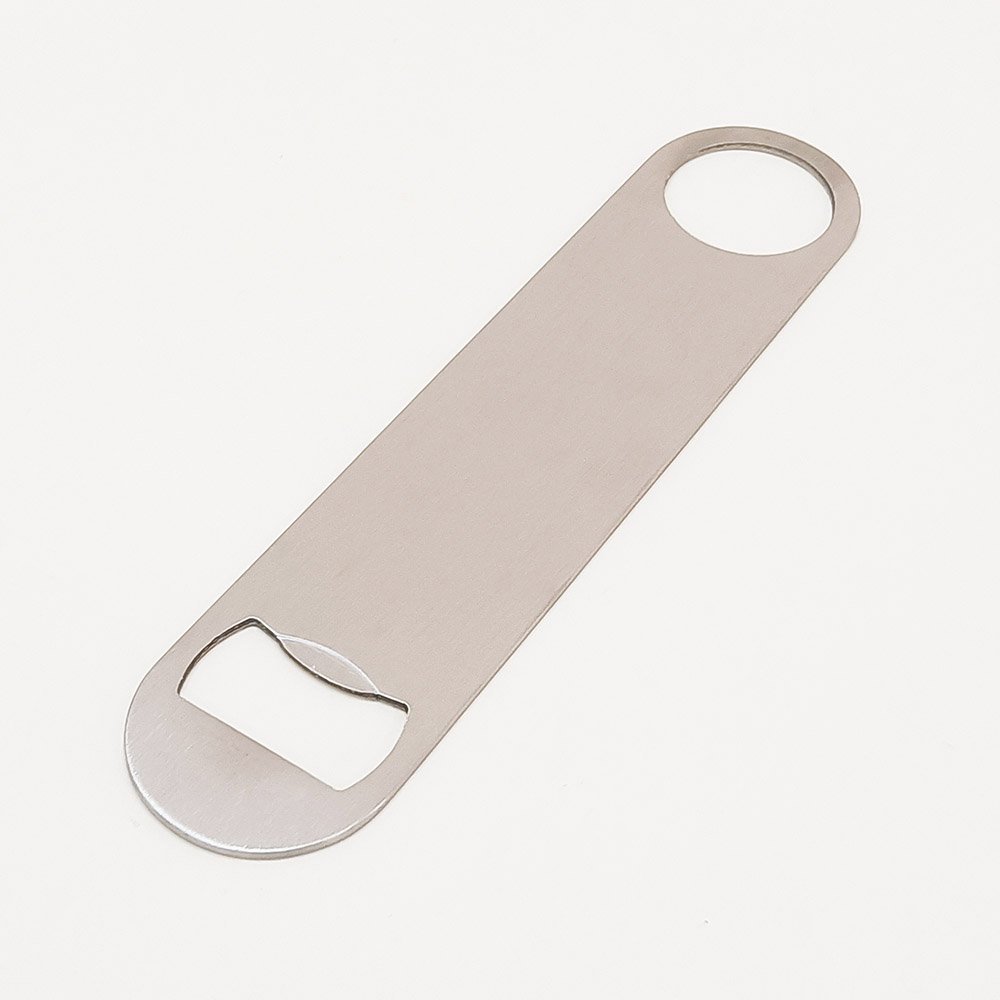 Heavy Duty 7-Inch Stainless Steel Flat Bottle Opener