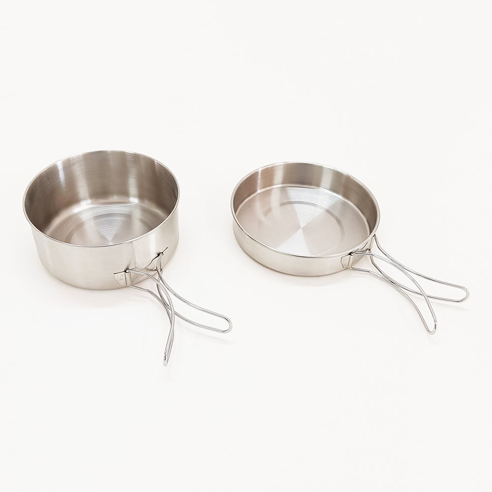 5-Piece Stackable Stainless Steel Mess Kit