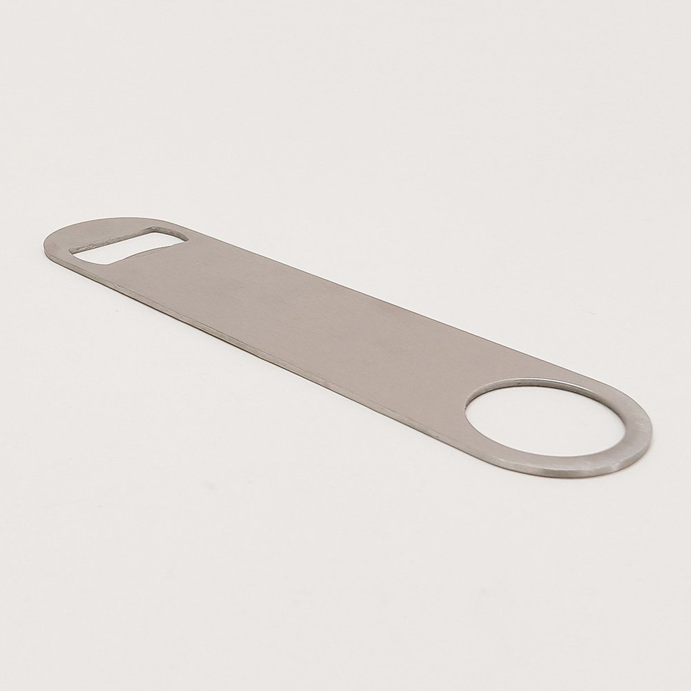 Heavy Duty 7-Inch Stainless Steel Flat Bottle Opener