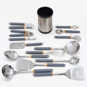 15-Piece Premium Stainless Steel Kitchen Gadget Set