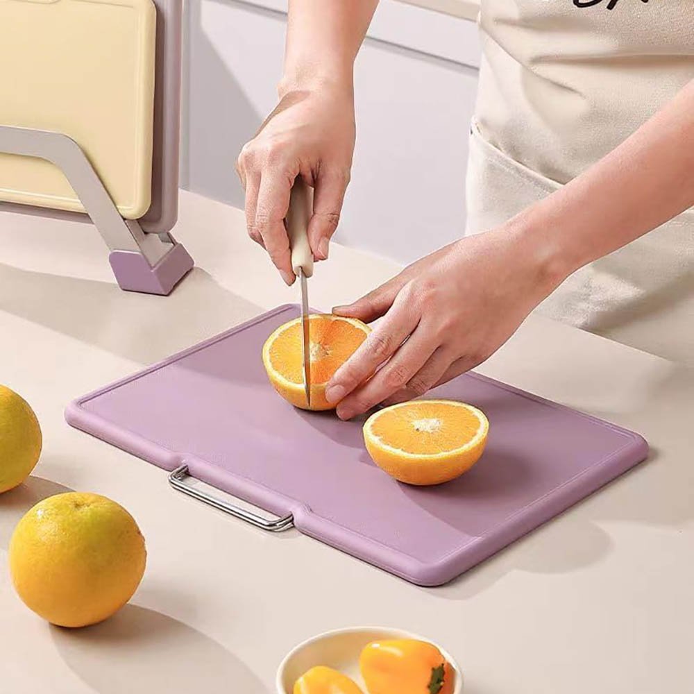 3-Piece Chopping Board Set with Stainless Steel Stand
