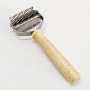 Pet Comb Grooming Deshedding & Dematting Tool for Dogs & Cats