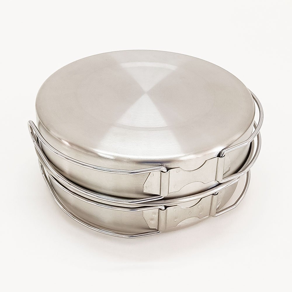 5-Piece Stackable Stainless Steel Mess Kit
