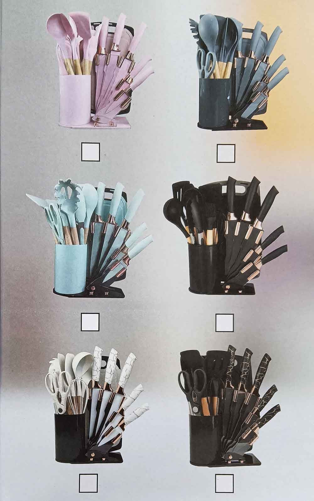 19-Piece Ultimate Kitchen Tool Set with 3-in-1 Organizer