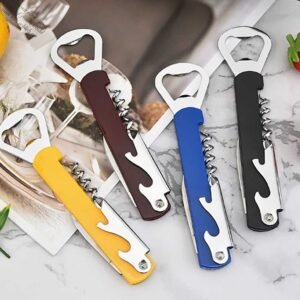 5.5" Multi-Function Dual Wine & Beer Bottle Opener