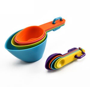 9-Piece Colorful Nesting Measuring Cups & Spoons Set