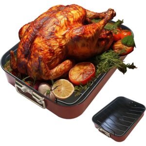 16-Inch Non-Stick Roasting Pan with Rack