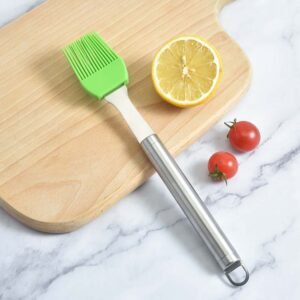 Silicone Basting Brush with Detachable Stainless Steel Handle