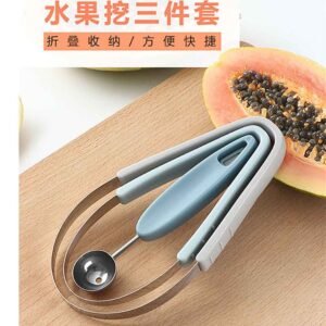 3-in-1 Nesting Fruit Scoop & Baller Set
