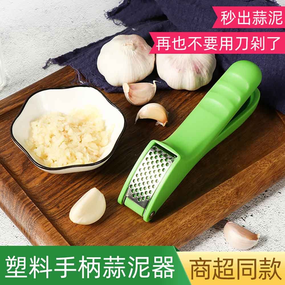 Green Manual Garlic Press with ABS Handle