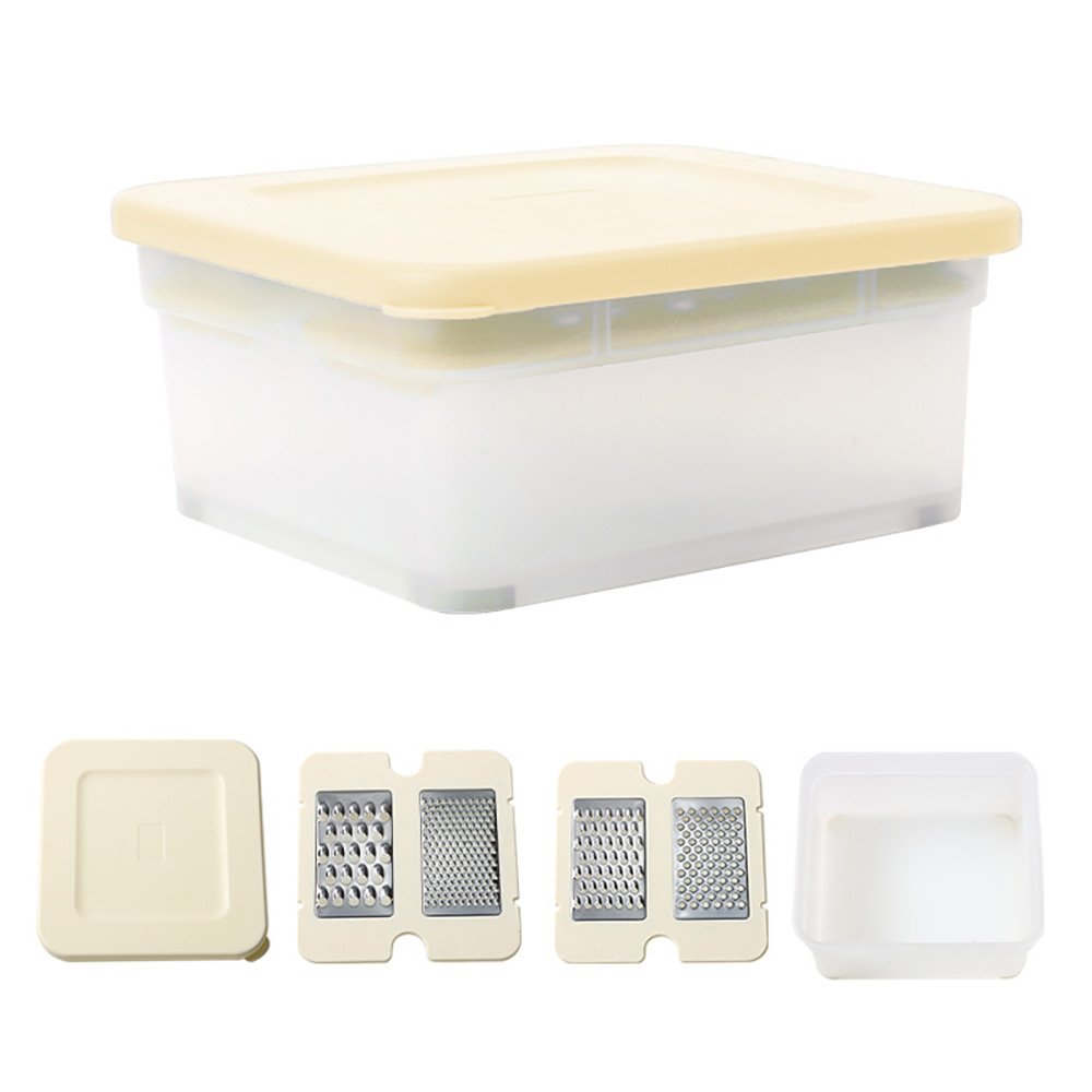 4-in-1 Stainless Steel Box Grater & Shredder