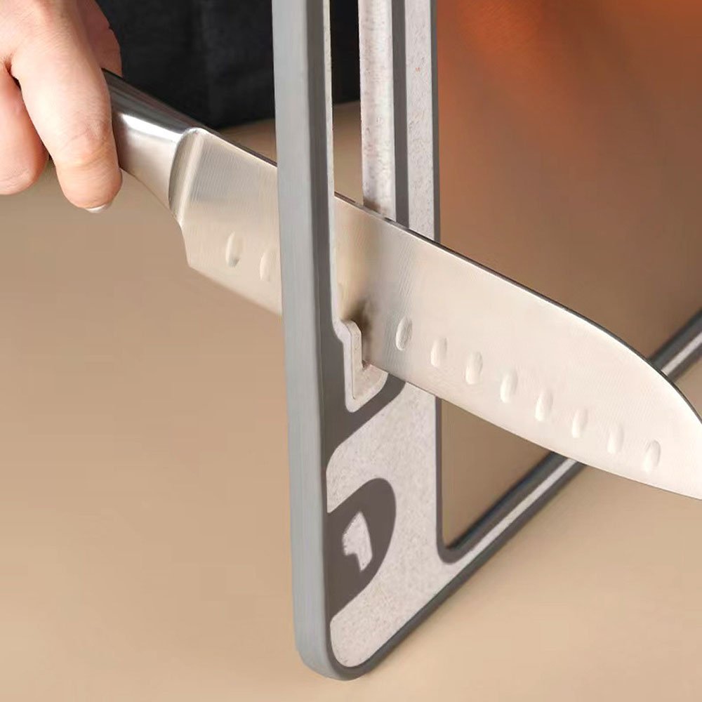 Double-Sided 3D Diamond Wave Cutting Board