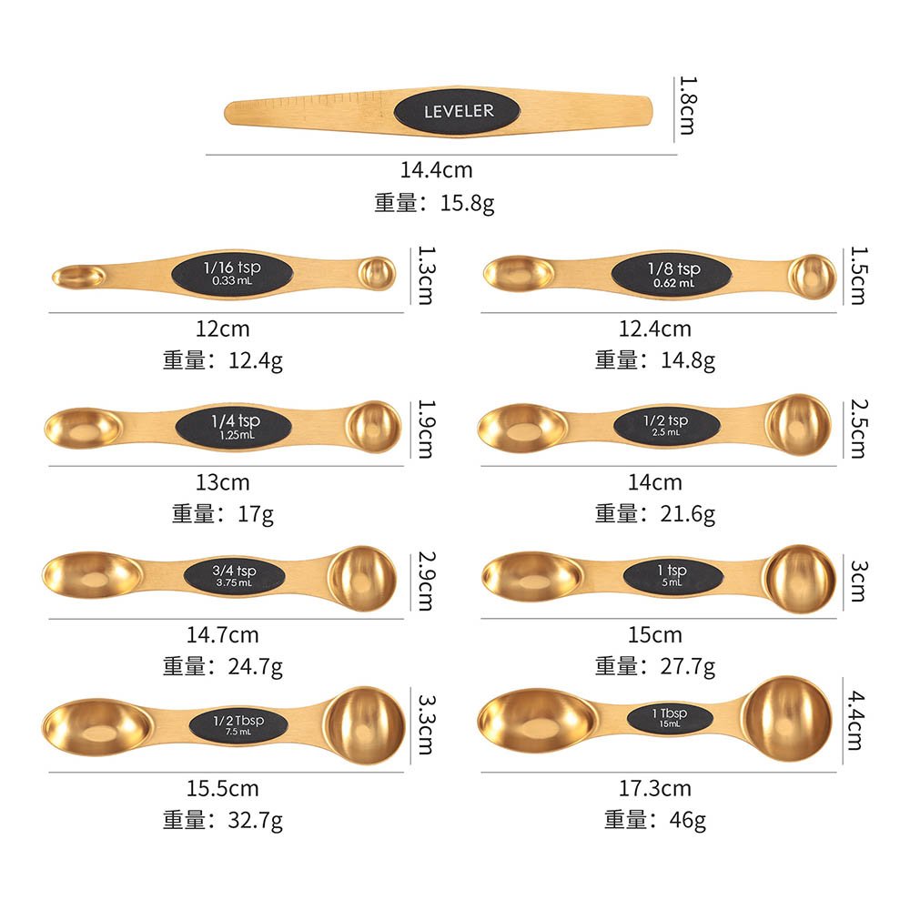 Magnetic Measuring Spoons Set