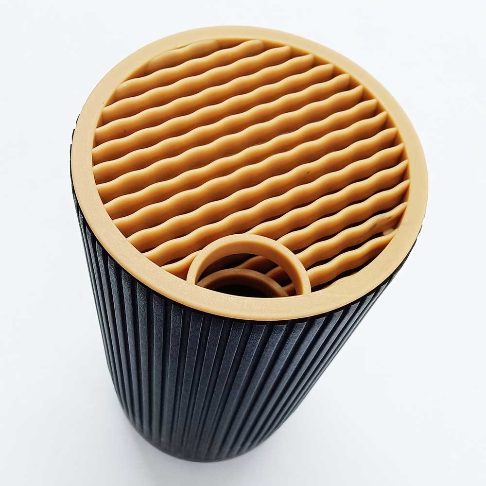 6-Piece Non-Stick Kitchen Knife Set with Universal Knife Block