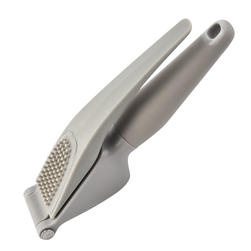 Stainless Steel Garlic Press with Ergonomic Handle