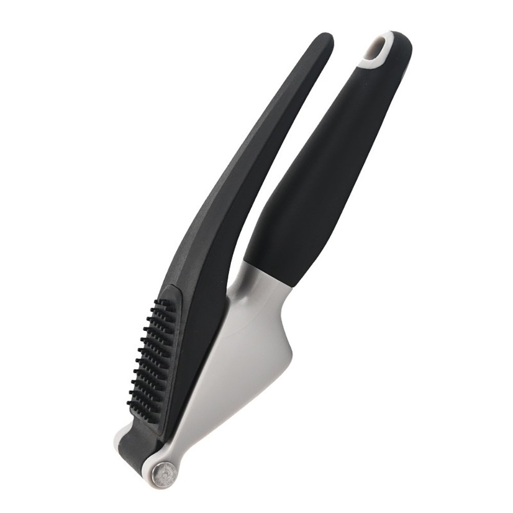 Stainless Steel Garlic Press with Ergonomic Handle