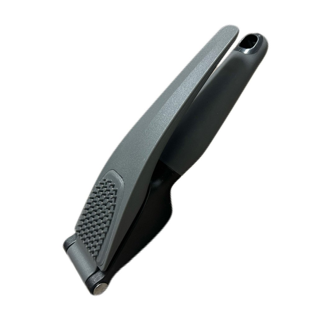 Stainless Steel Garlic Press with Ergonomic Handle