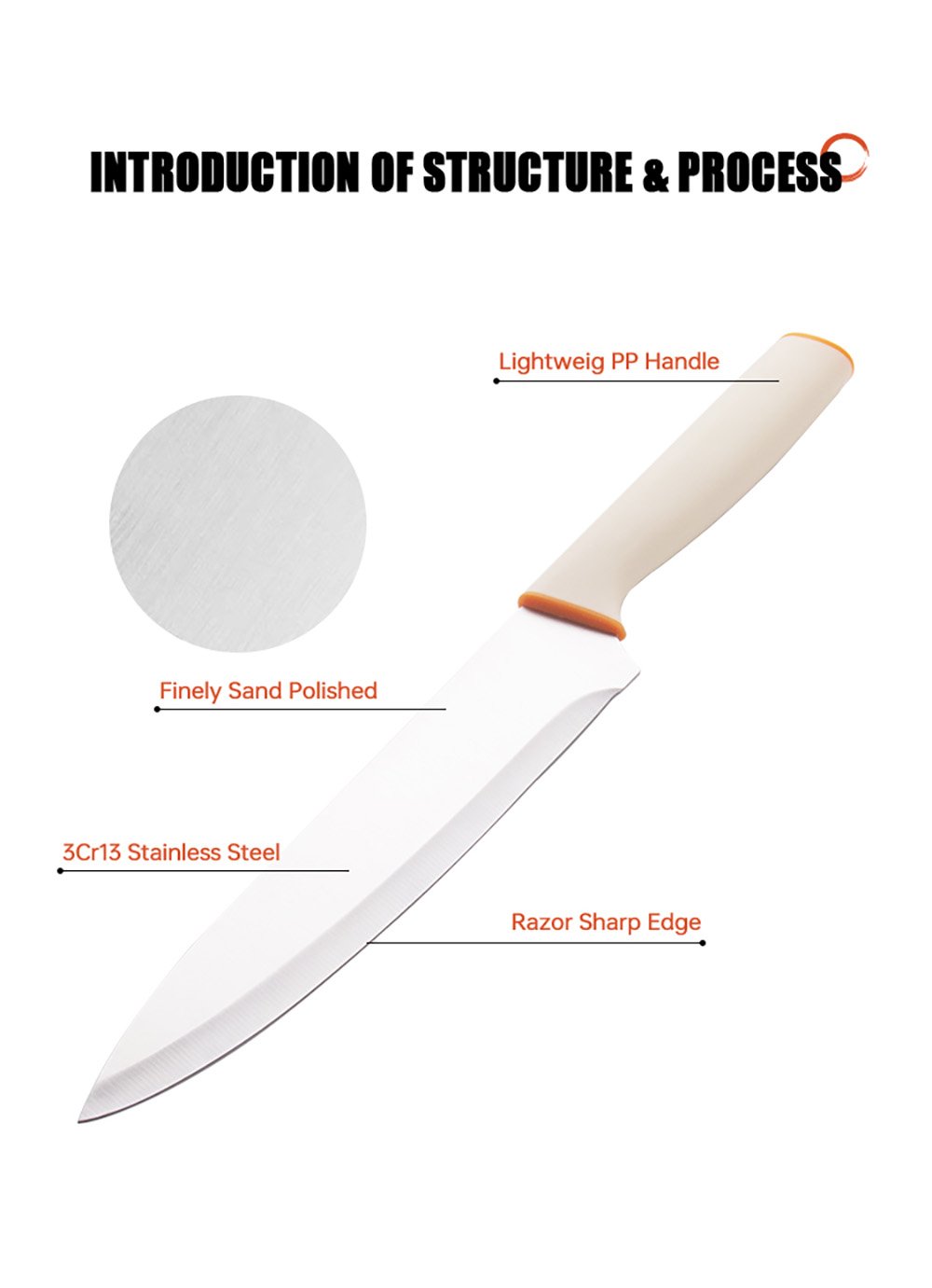 14-Piece Stainless Steel Kitchen Knife Set with Universal Block