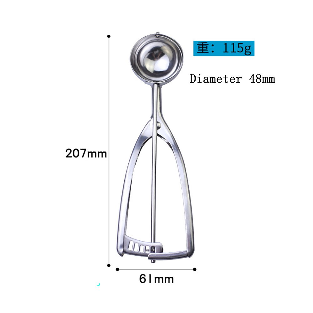 Stainless Steel Ice Cream Scoop with Trigger Release