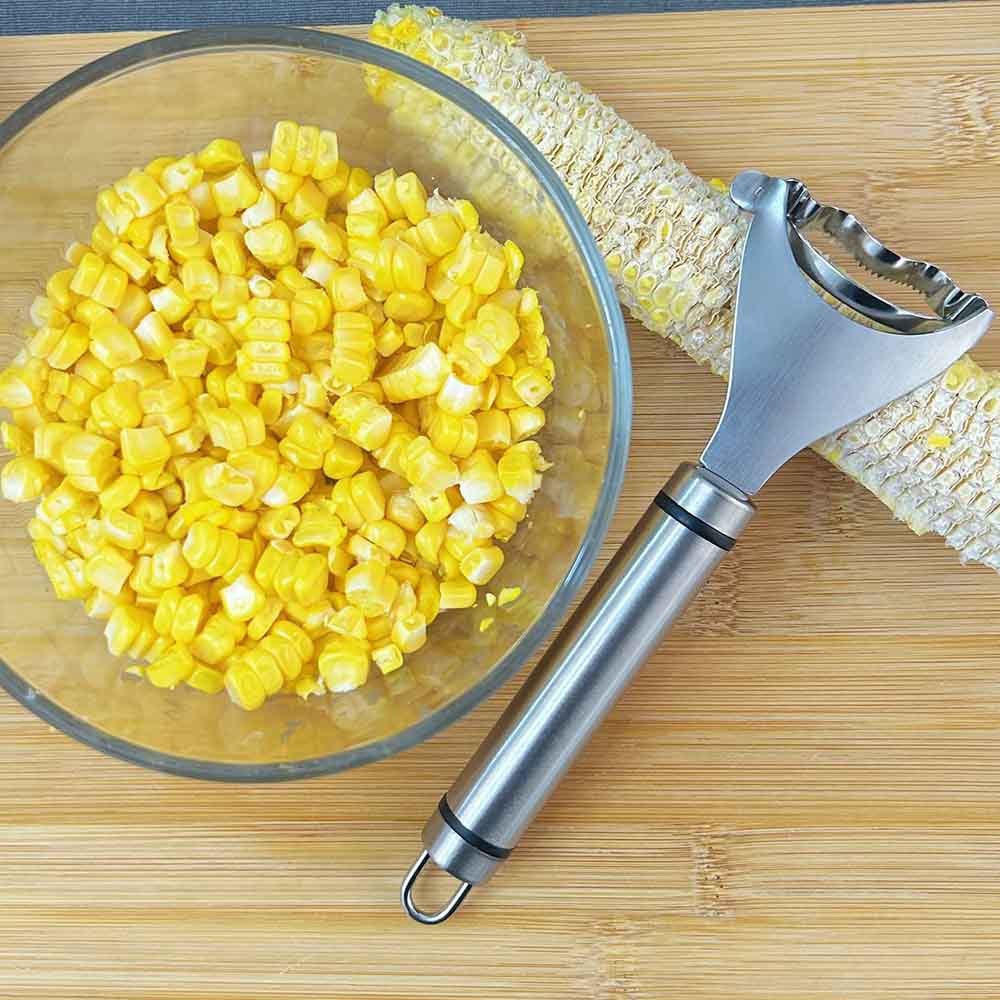 Stainless Steel Corn Kerneler & Stripper Set