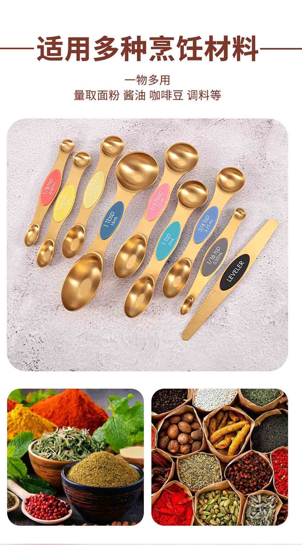 Magnetic Measuring Spoons Set