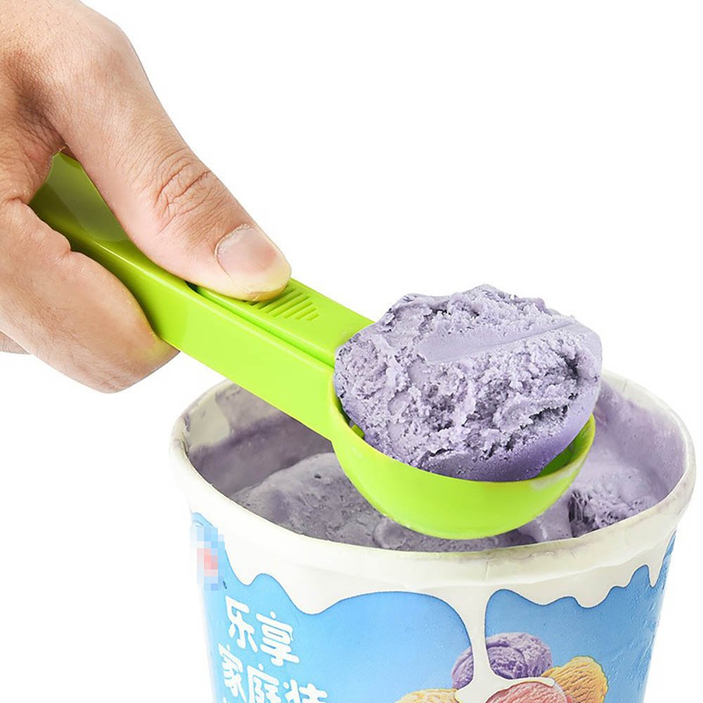 Reusable Ice Cream Scoop with Spring-Loaded Release