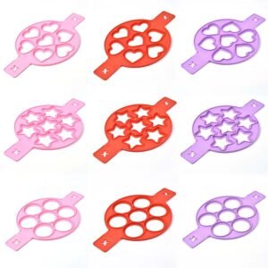 ‌Silicone 7-Cavity Pancake & Egg Mold