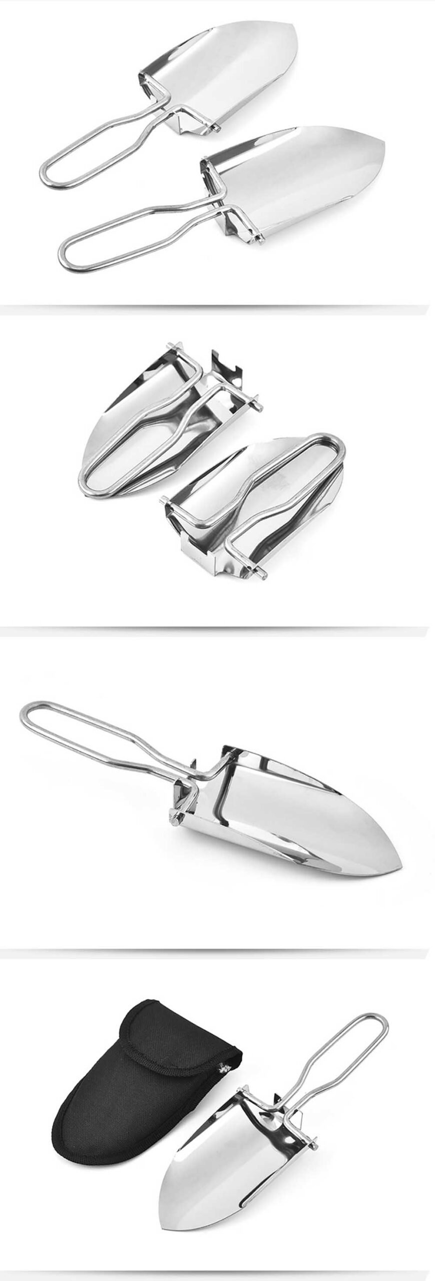 Stainless Steel Folding Trowel Shovel