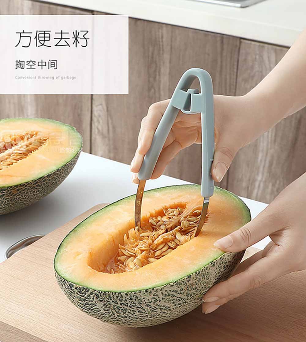 3-in-1 Nesting Fruit Scoop & Baller Set